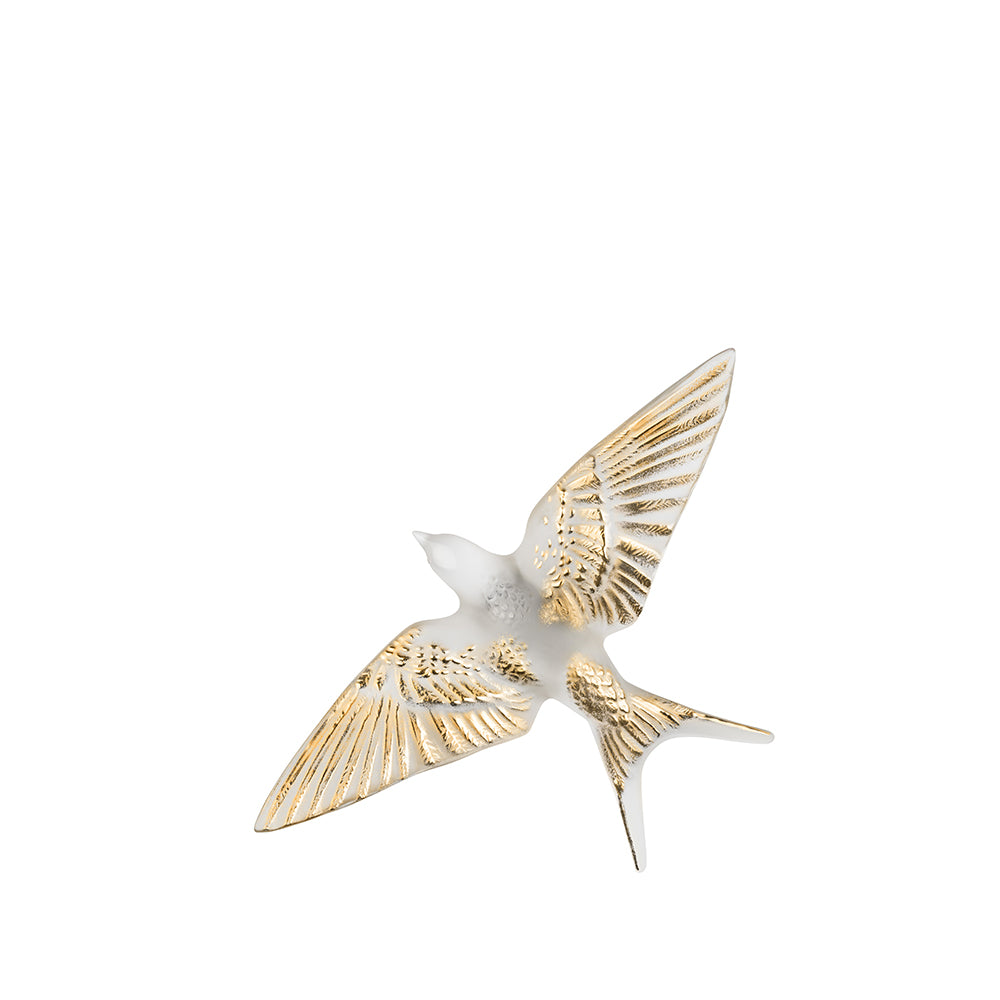 Swallow wings down wall sculpture – Lalique North America