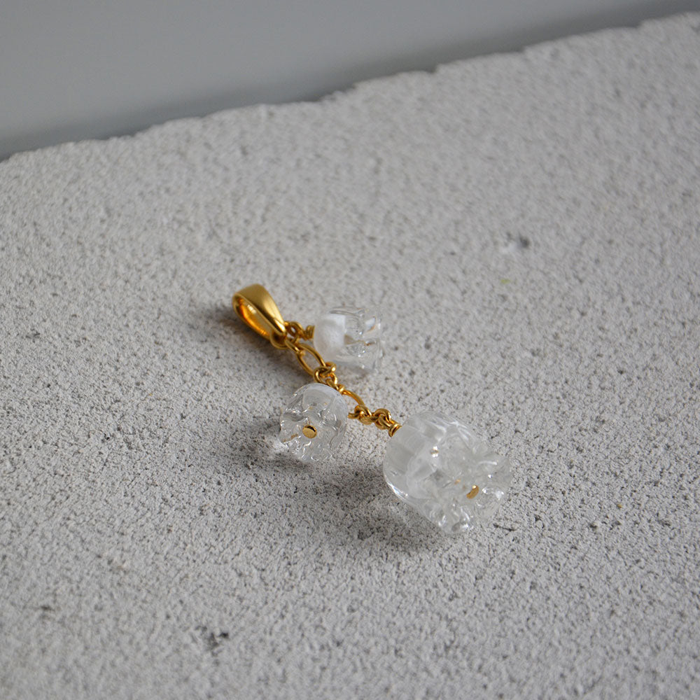 Muguet Pendant 3 crystals