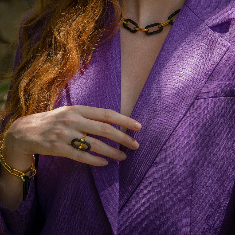 Collier Empreinte Animale 12 Cristaux