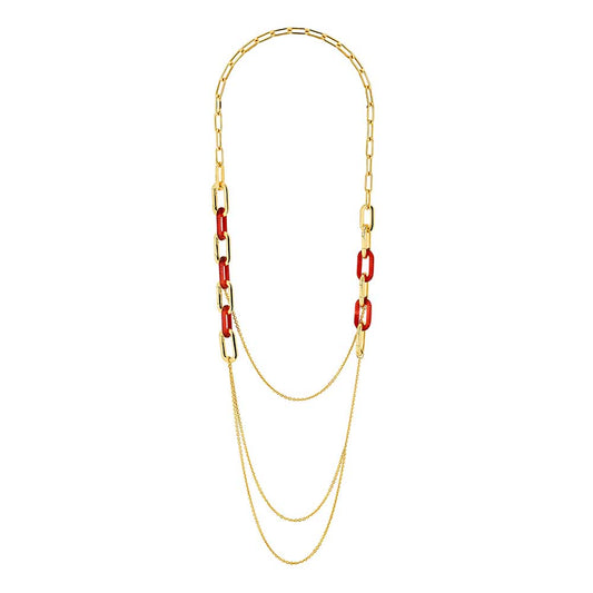 Empreinte animale long necklace