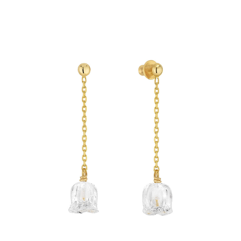Muguet Long Earrings – Lalique North America