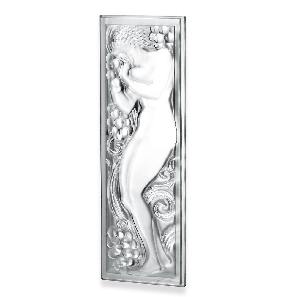 Figurine et Raisins decorative panel – Lalique North America