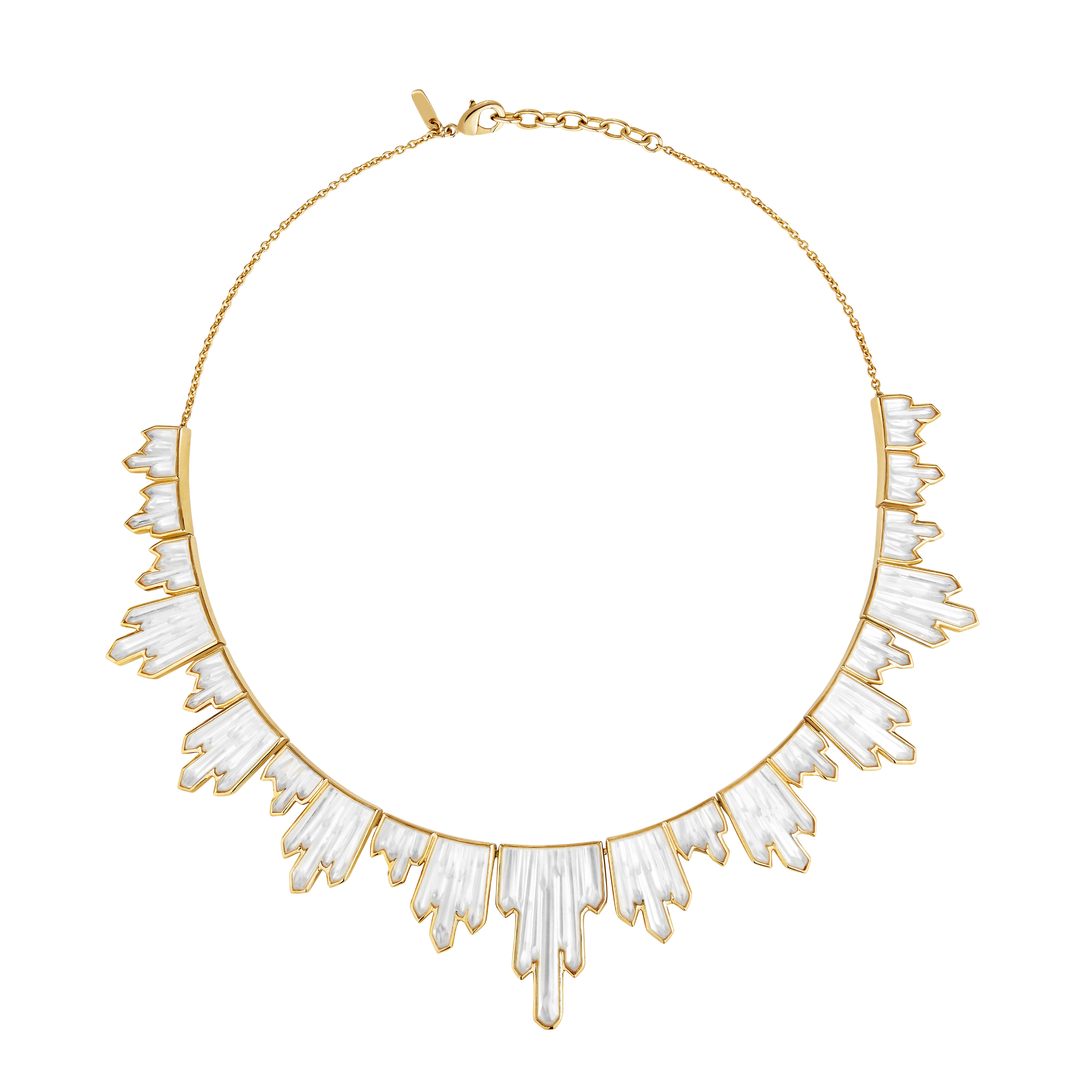 Terramineral Necklace 21 crystals – Lalique North America Terramineral Necklace 21 crystals – Lalique North America