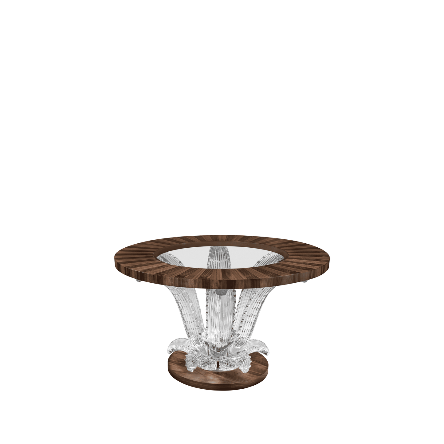 Table basse Cactus noyer petit modèle