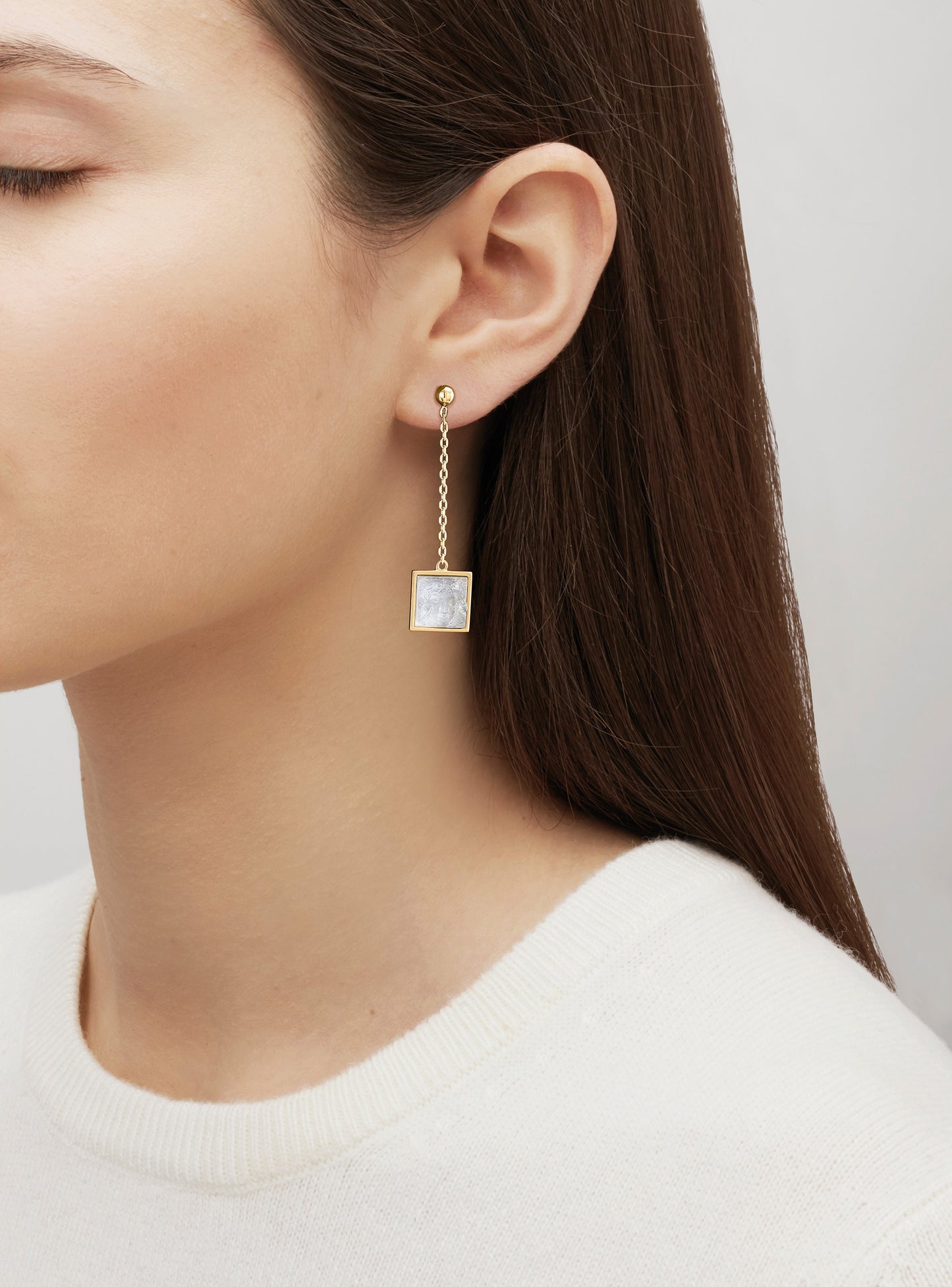Aréthuse long earrings
