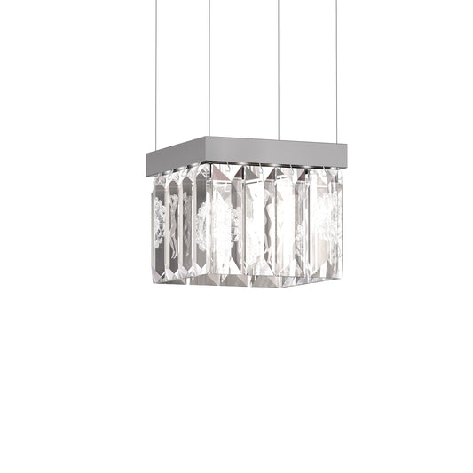 Serene 16 Prisms Chandelier, Square