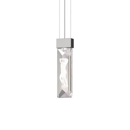 Serene Double Prism Figurines Ceiling Lamp