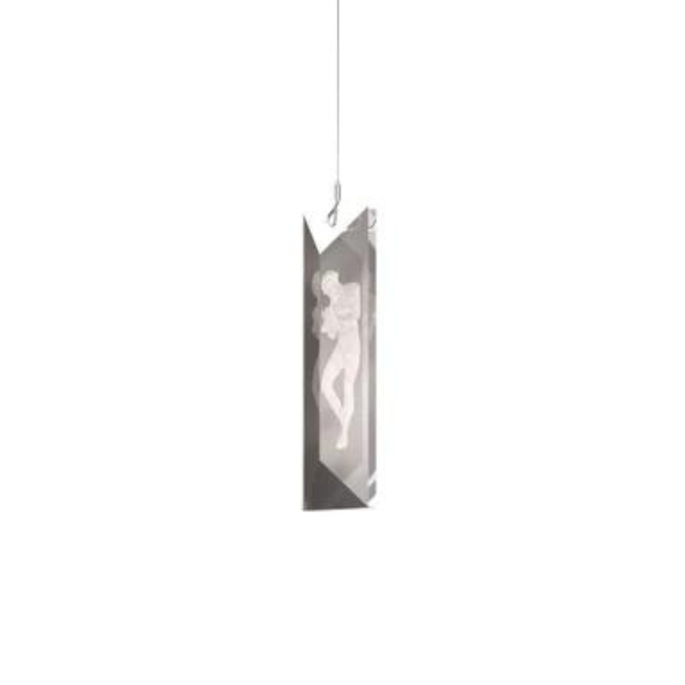 Serene Simple Prism Figurines Ceiling Lamp