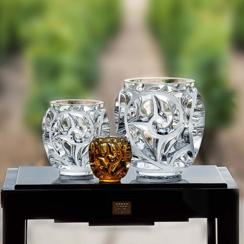 Tourbillons grand vase – Lalique North America