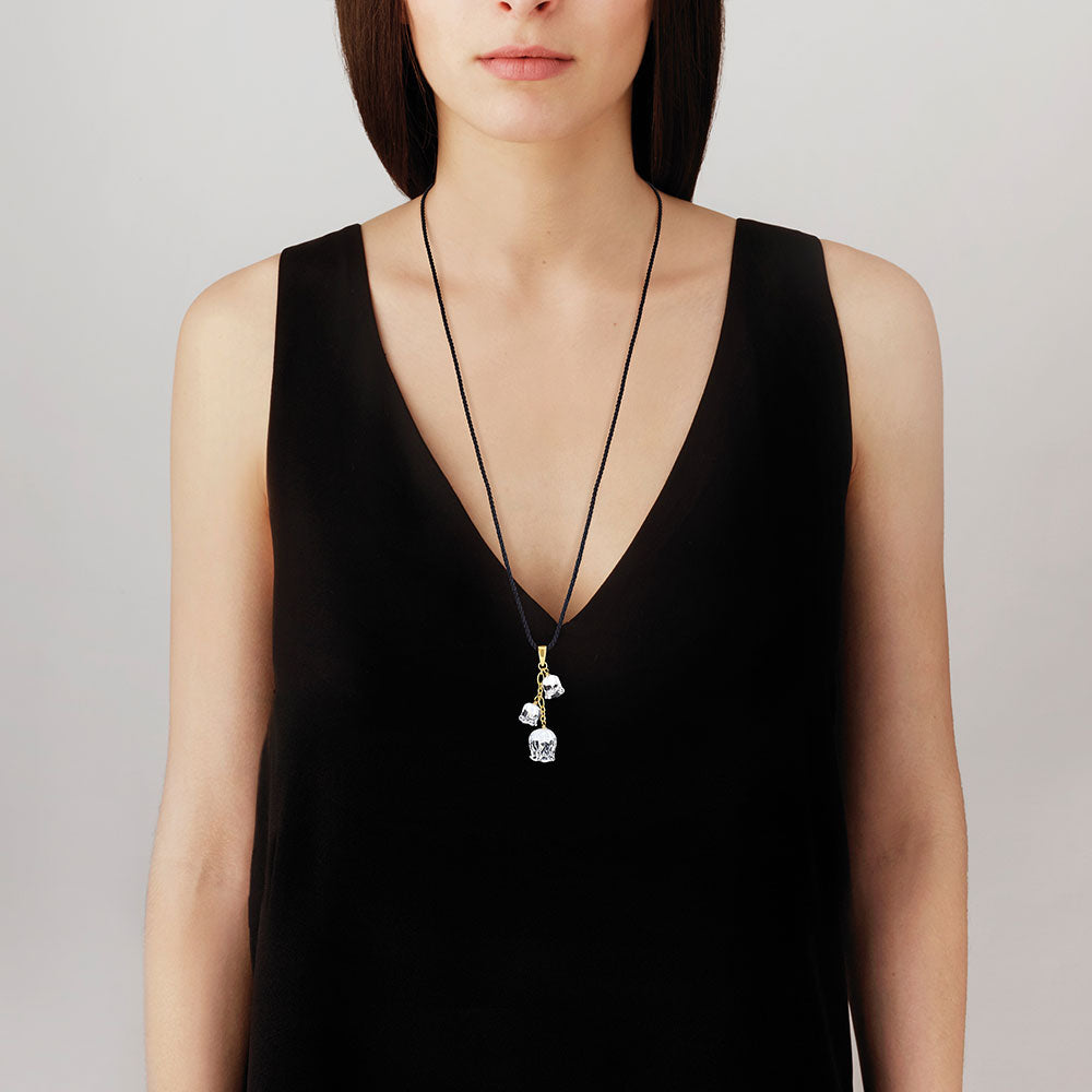 Muguet Pendant 3 crystals