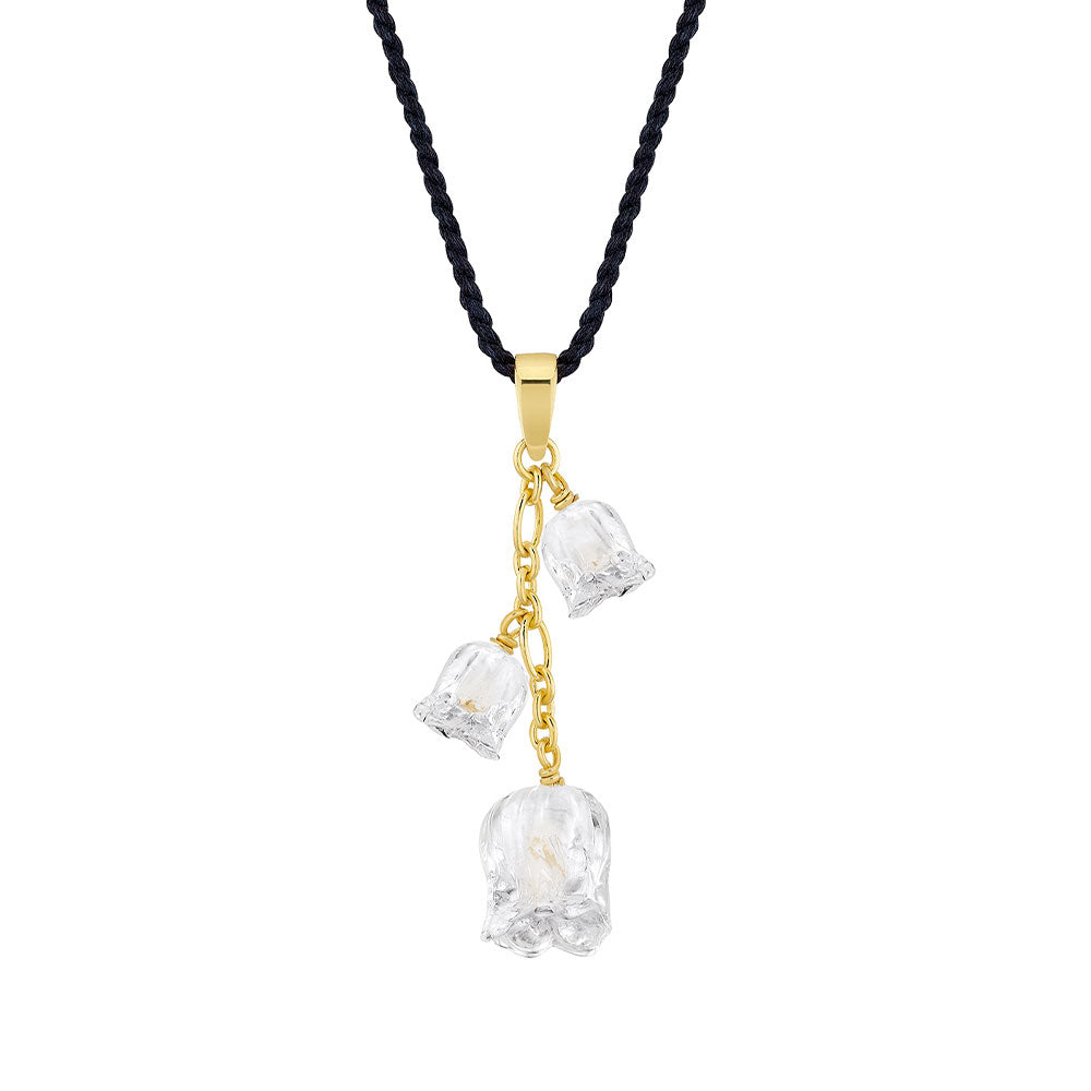 Muguet Pendant 3 crystals
