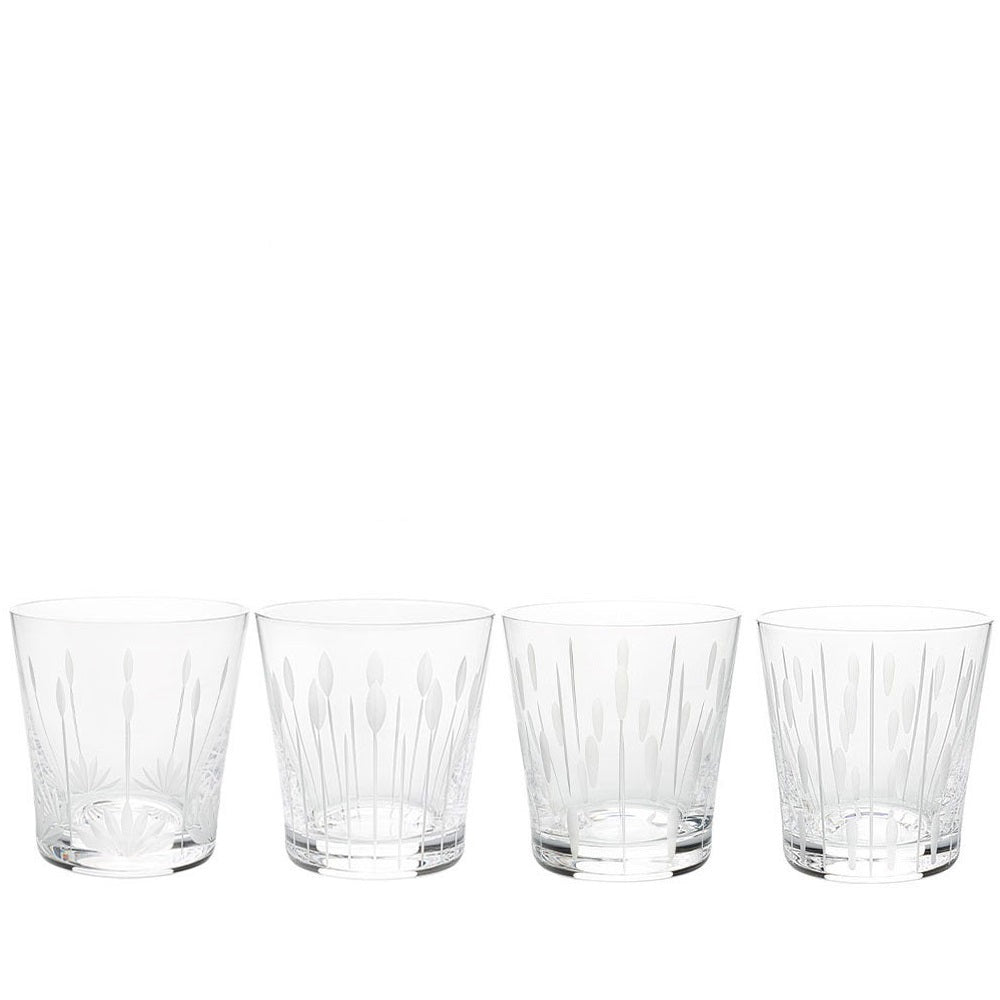 4 Lotus tumblers set 30 cl