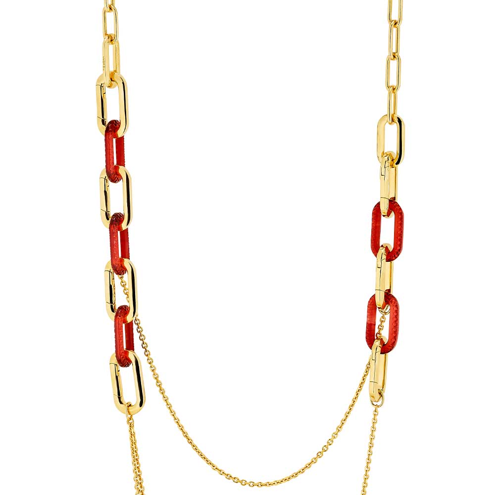 Empreinte animale long necklace