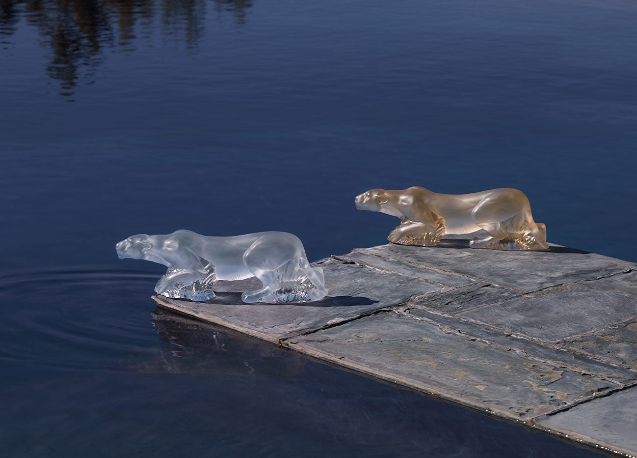 Timbavati Lioness sculpture – Lalique North America