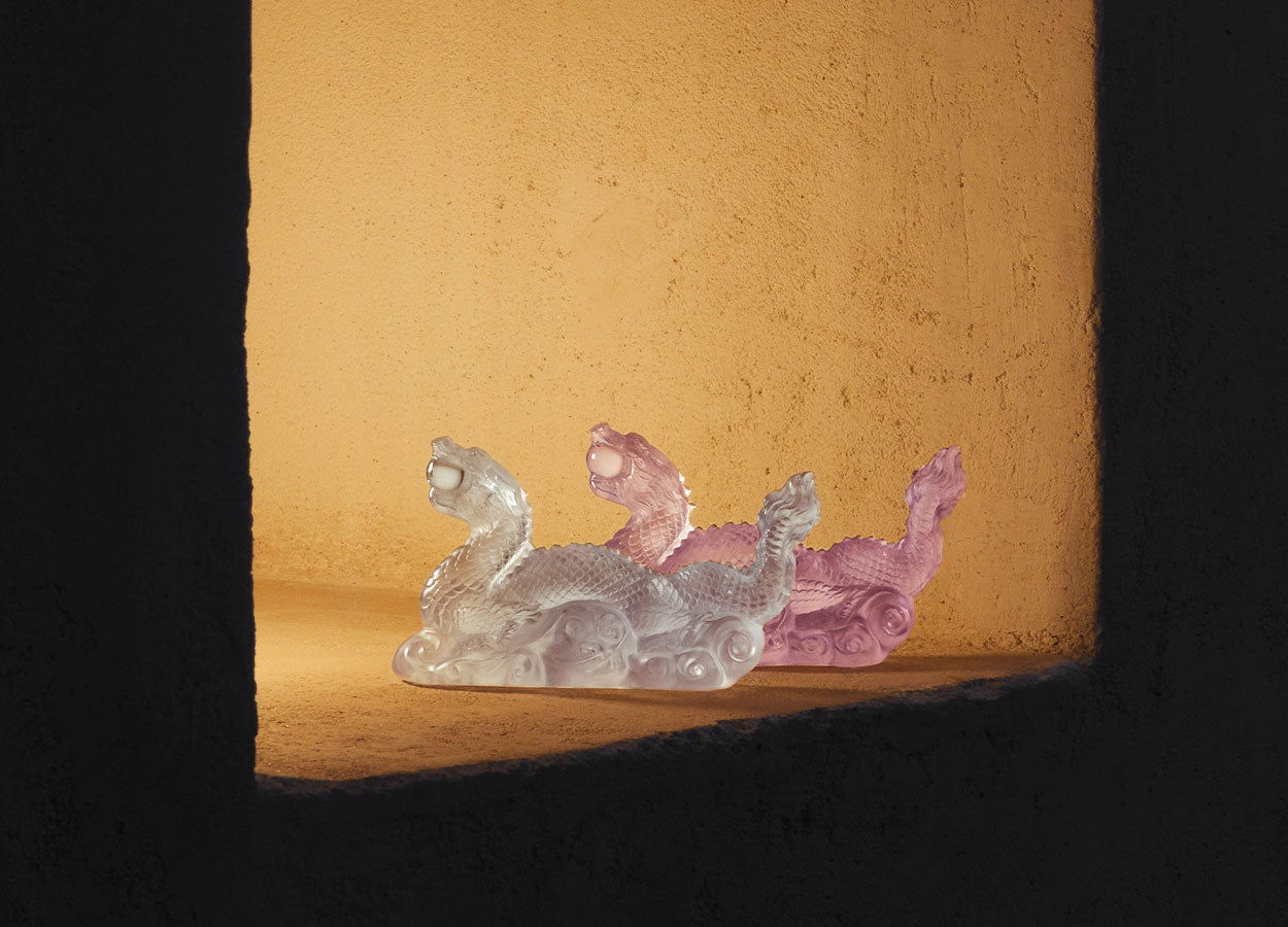 Tianlong Dragon Sculpture – Lalique North America