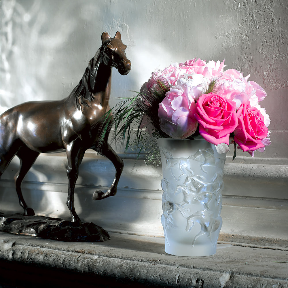LALIQUE 馬のガラス彫刻 Kazak Horse sculpture – Lalique North America