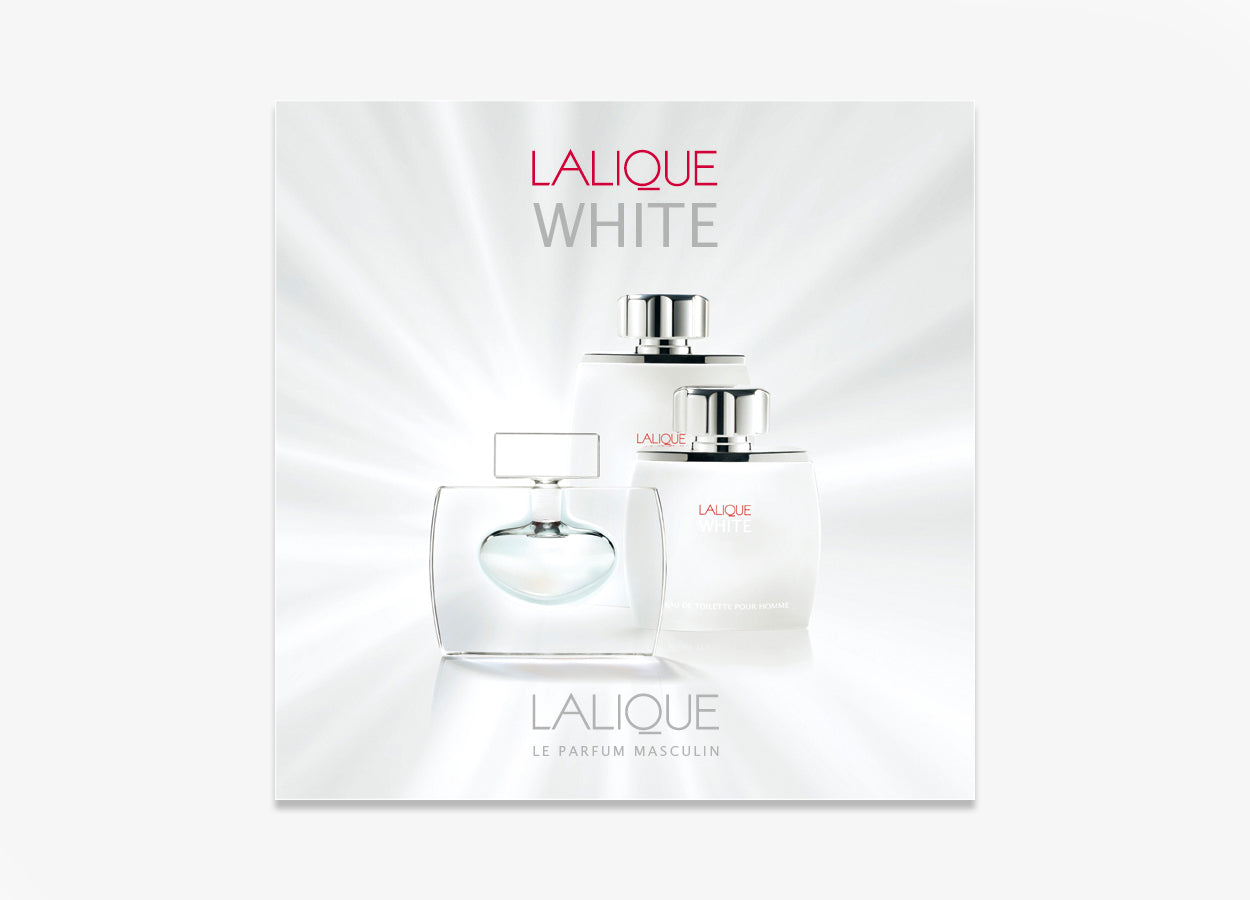 Lalique Men’s Fragrance Bundle (White EDT 4.2 Oz And White In Black EDP 2024 4.2 Oz)