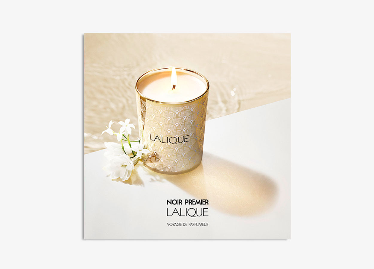 Noir Premier, Plume Blanche 1901, Scented Candle – Lalique North