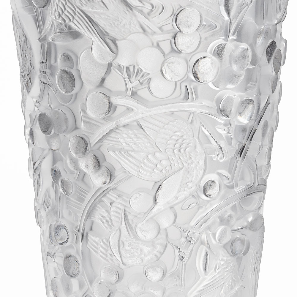 Merles et Raisins medium vase – Lalique North America