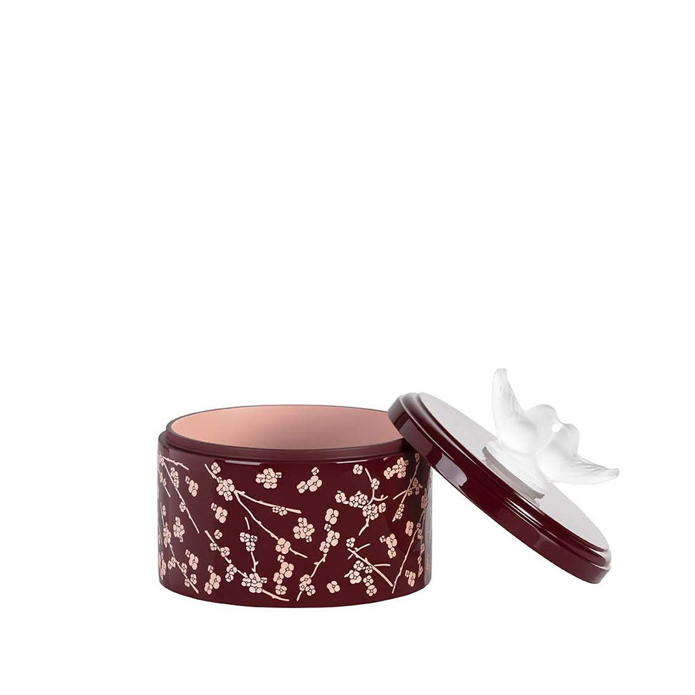 RU-6042　ラリック　LALIQUE ブローチ　(ピンク) Fleurs de Cerisier box, medium size – Lalique North America