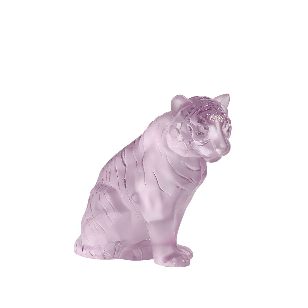 Sitting Tiger Large Sculpture – Lalique North America Sitting Tiger Large Sculpture – Lalique North America