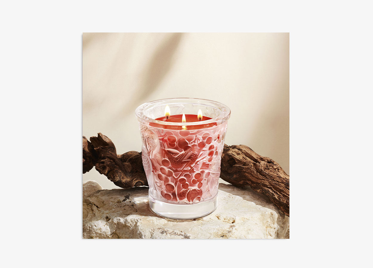 Merles et Raisins, Crystal Scented Candle – Lalique North America