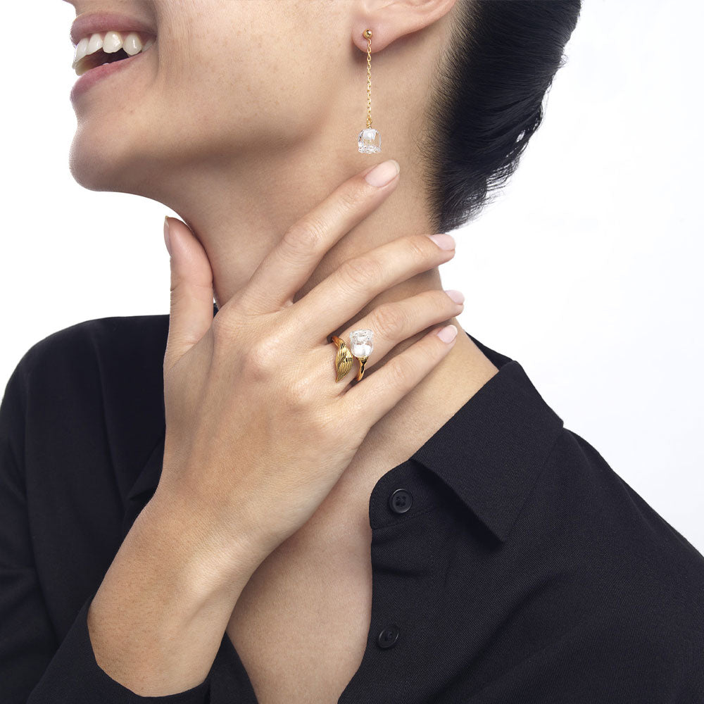 Muguet Long Earrings