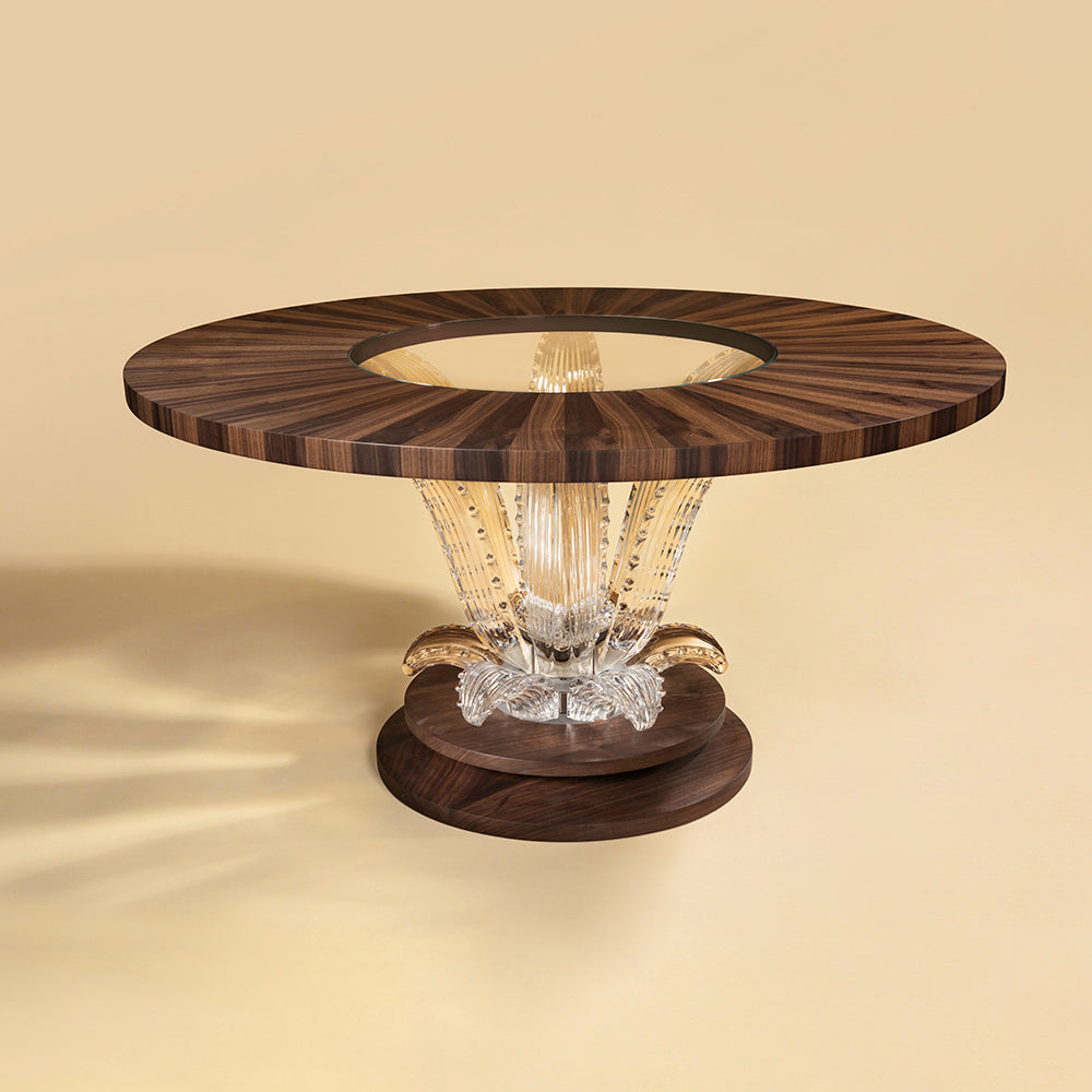 Table basse Cactus noyer grand modèle