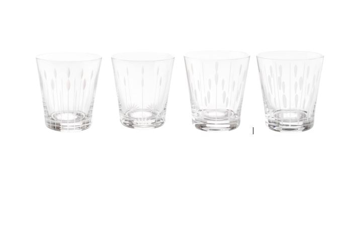 4 Lotus tumblers set 30 cl