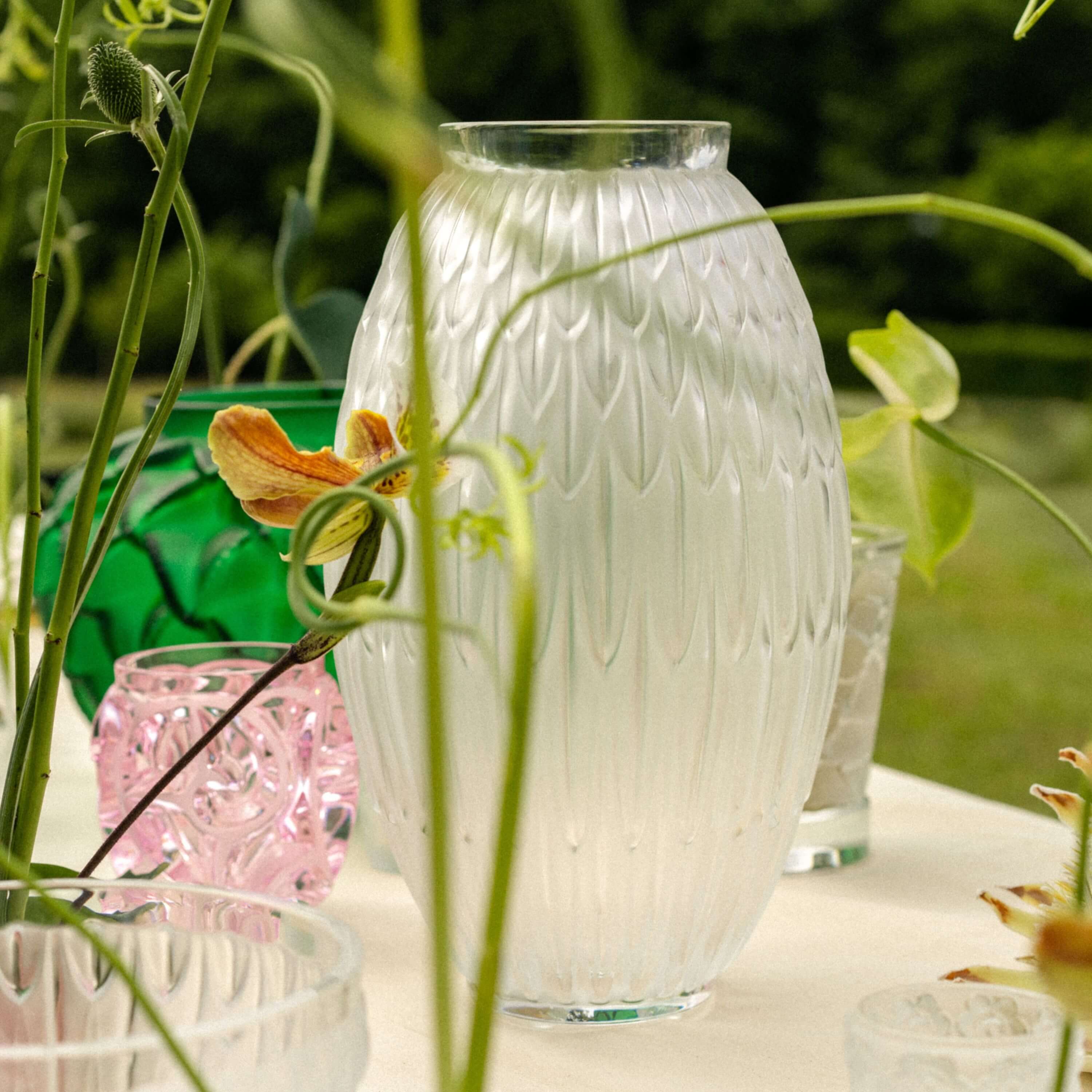 Plumes Grand Vase – Lalique North America