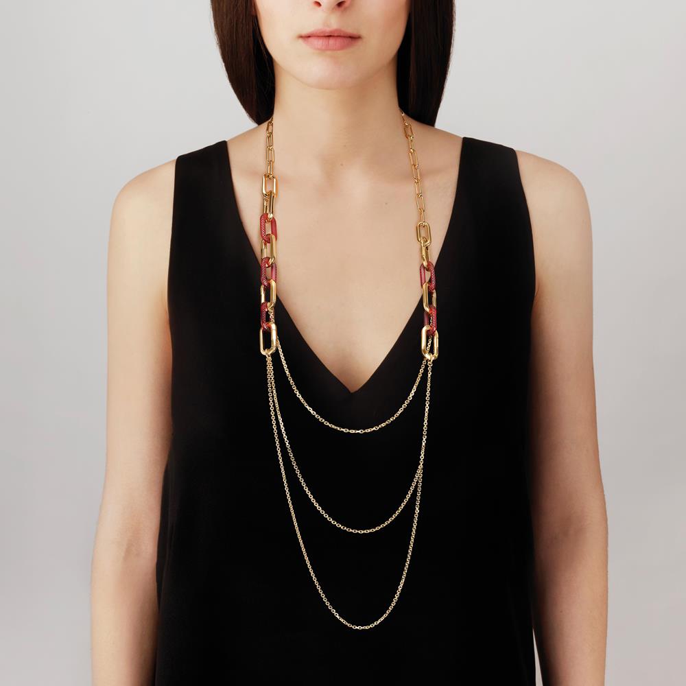 Empreinte animale long necklace