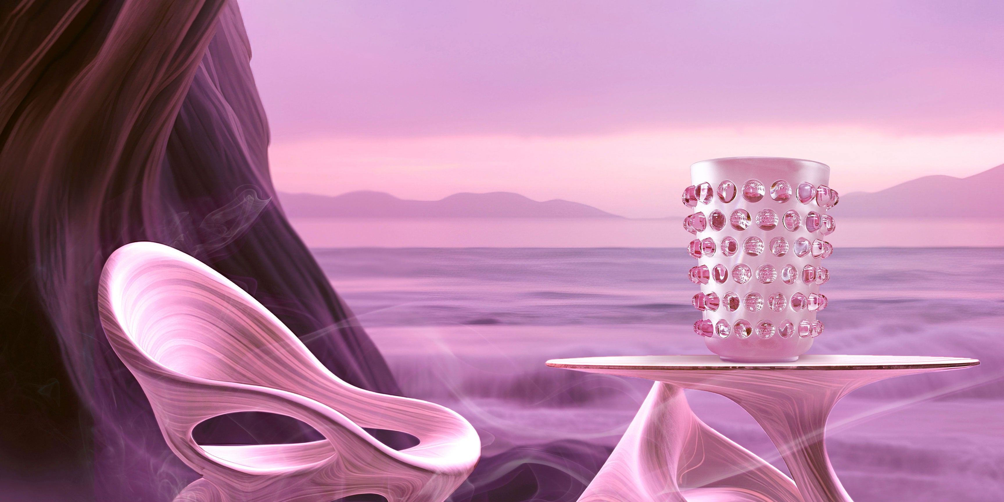 Iconics Rose Nebula Decorative objects & jewellery – Lalique North