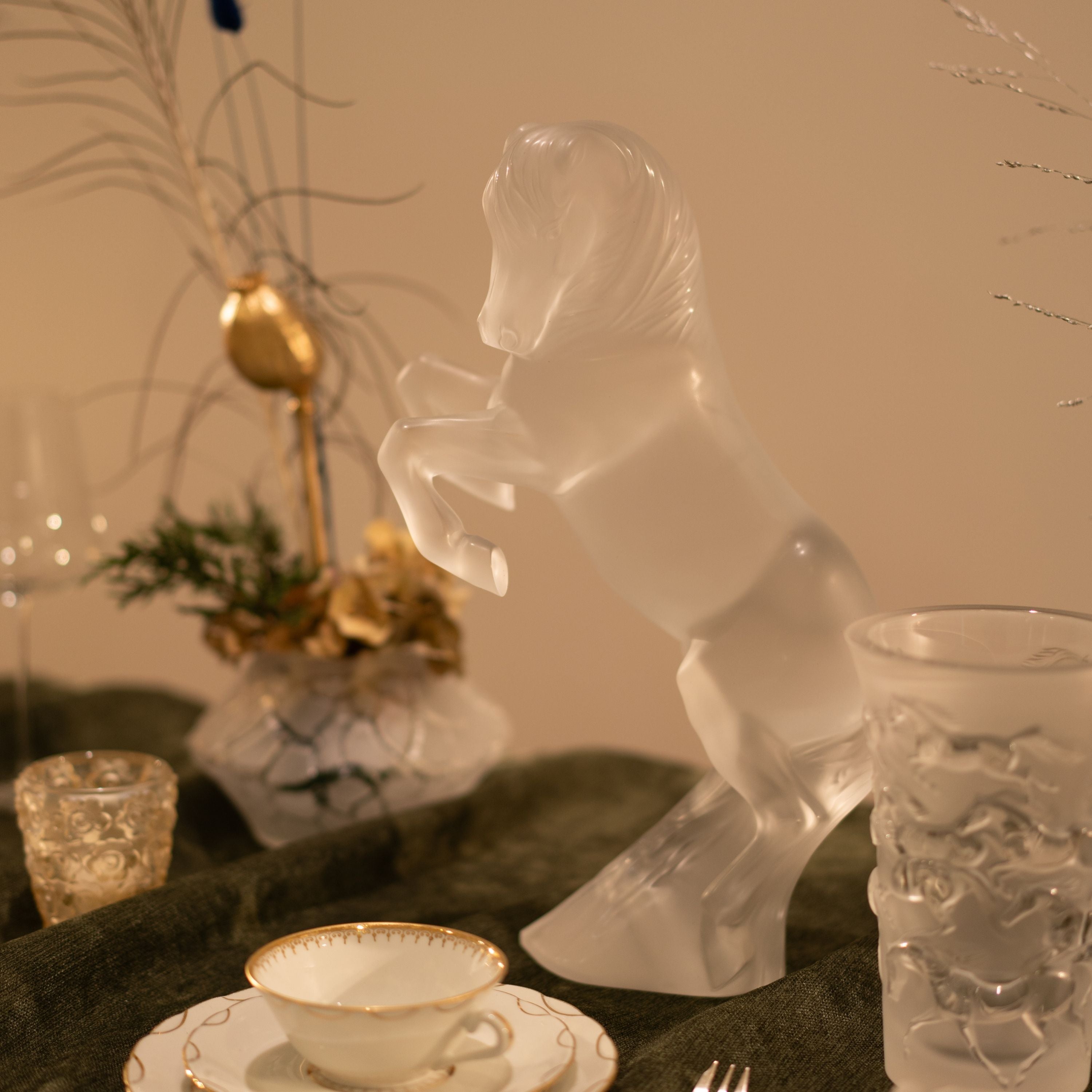Prancing Horse Sculpture, Large size – Lalique North America