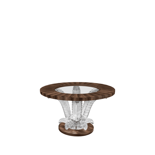 Cactus small coffee table walnut