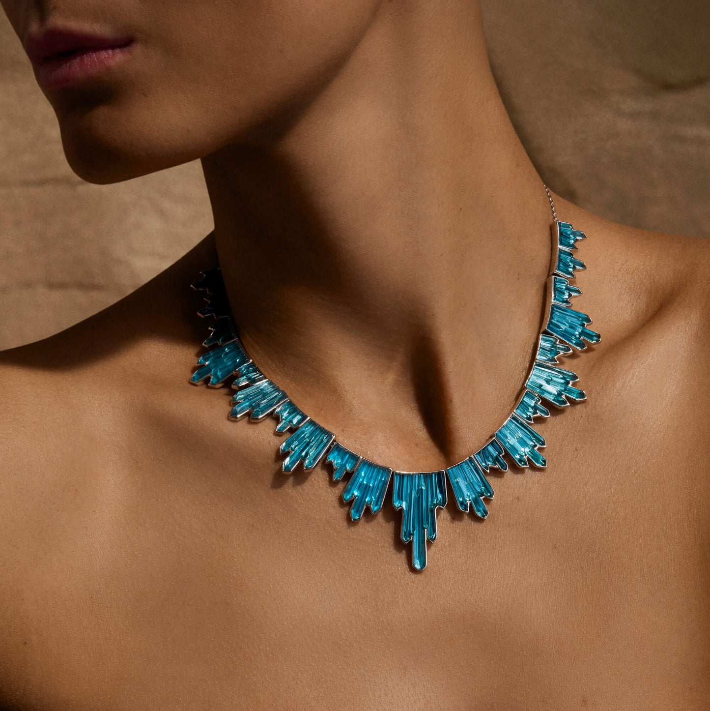 Terramineral Necklace 21 crystals