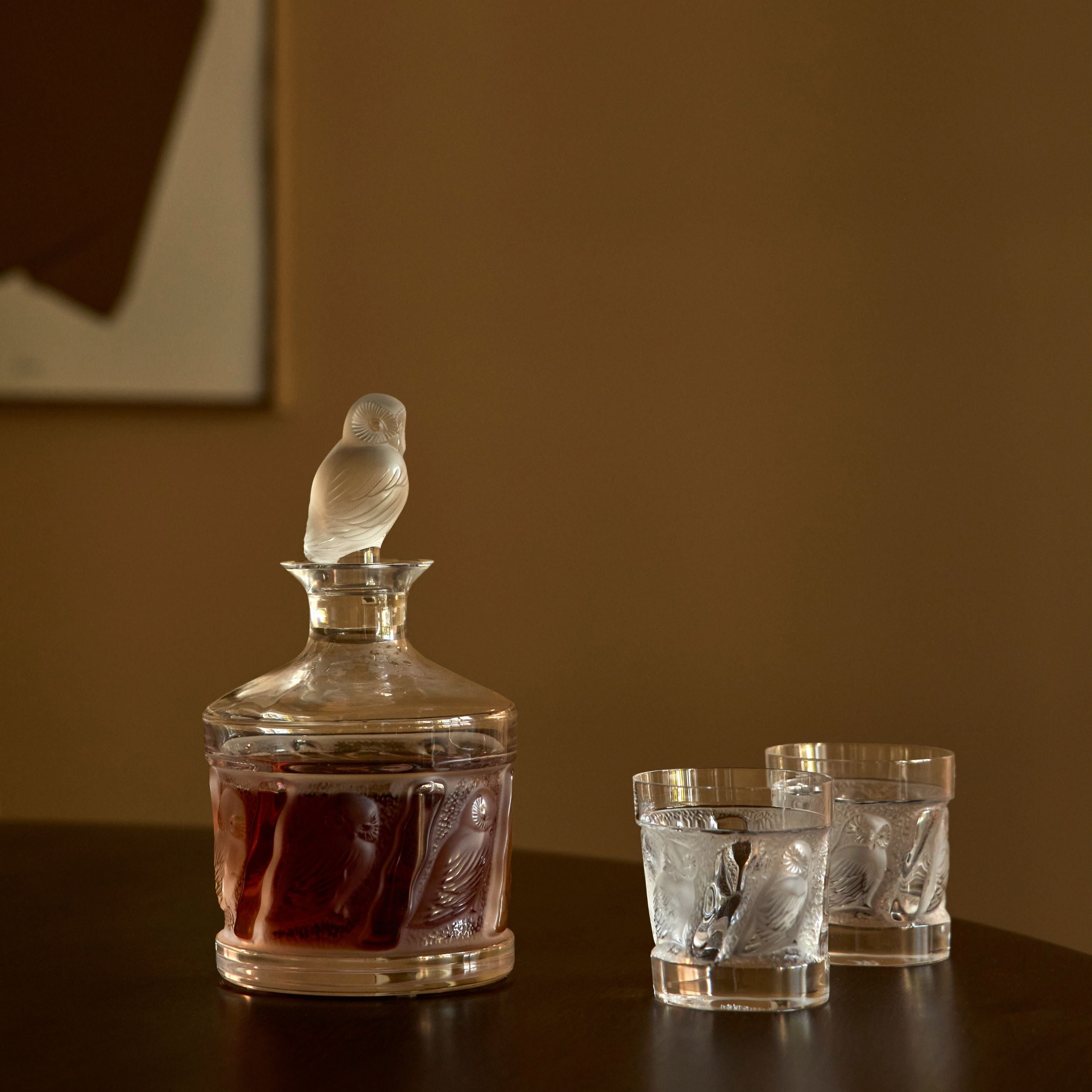 Owl decanter – Lalique North America